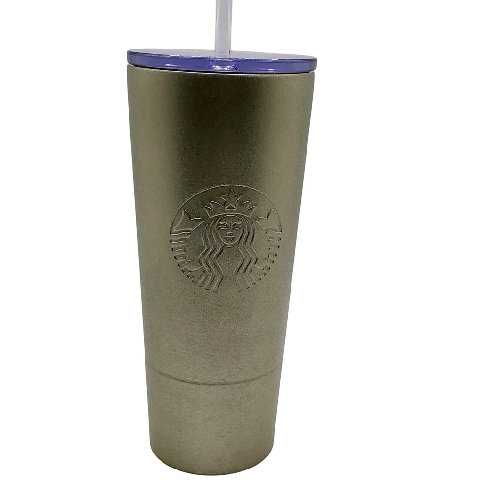 Starbucks Metallic Champagne, Tumbler - Gold (24oz)